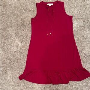 Michael Kors size small above knee length maroon dress